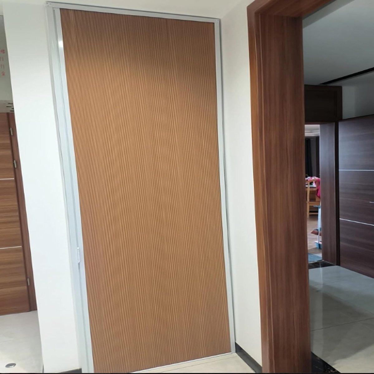 Accordeondeur Badkamer Koffie - Vouwdeur Scheidingswand - Hoogte: 200 cm