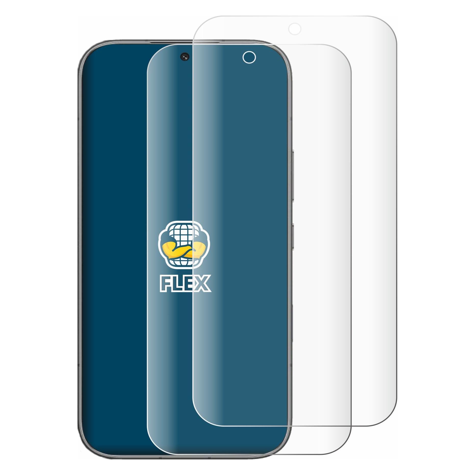 Brotect Fullscreen für Honor 600 Schutzfolie Displayschutz Folie Klar Transparent (2 Stk., Honor 600) (5163094)