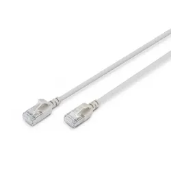 Digitus CAT 6A F-FTP Slim Patchkabel, 5m, Grau