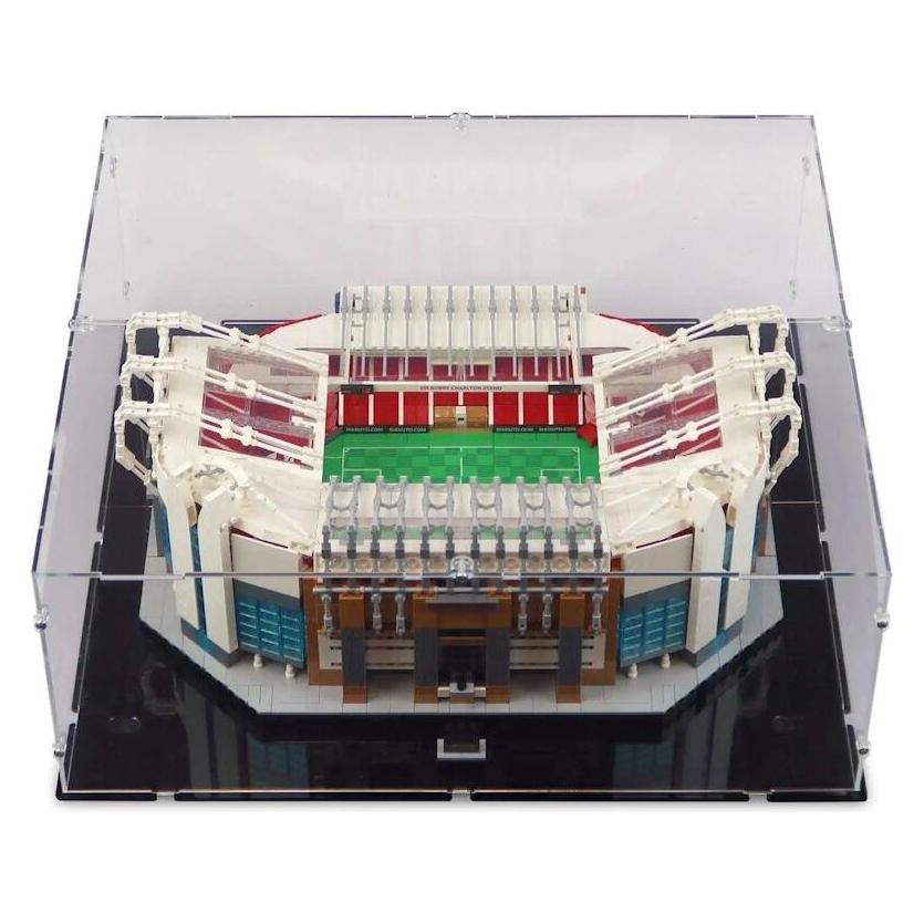 iDisplayit Acryl-Display für LEGO 10272 Old Trafford Manchester United Stadion (mit schwarzem Boden) (EC524720-BLK)