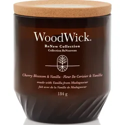 Renew WoodWick Cherry Blossom & Vanilla Kerze mittel