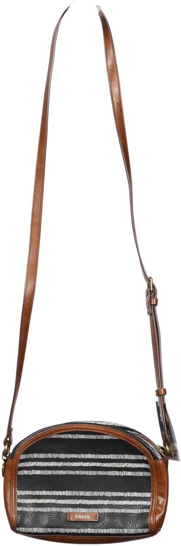 Fossil Damen Handtasche klein, Braun, Kunstleder - Second Hand