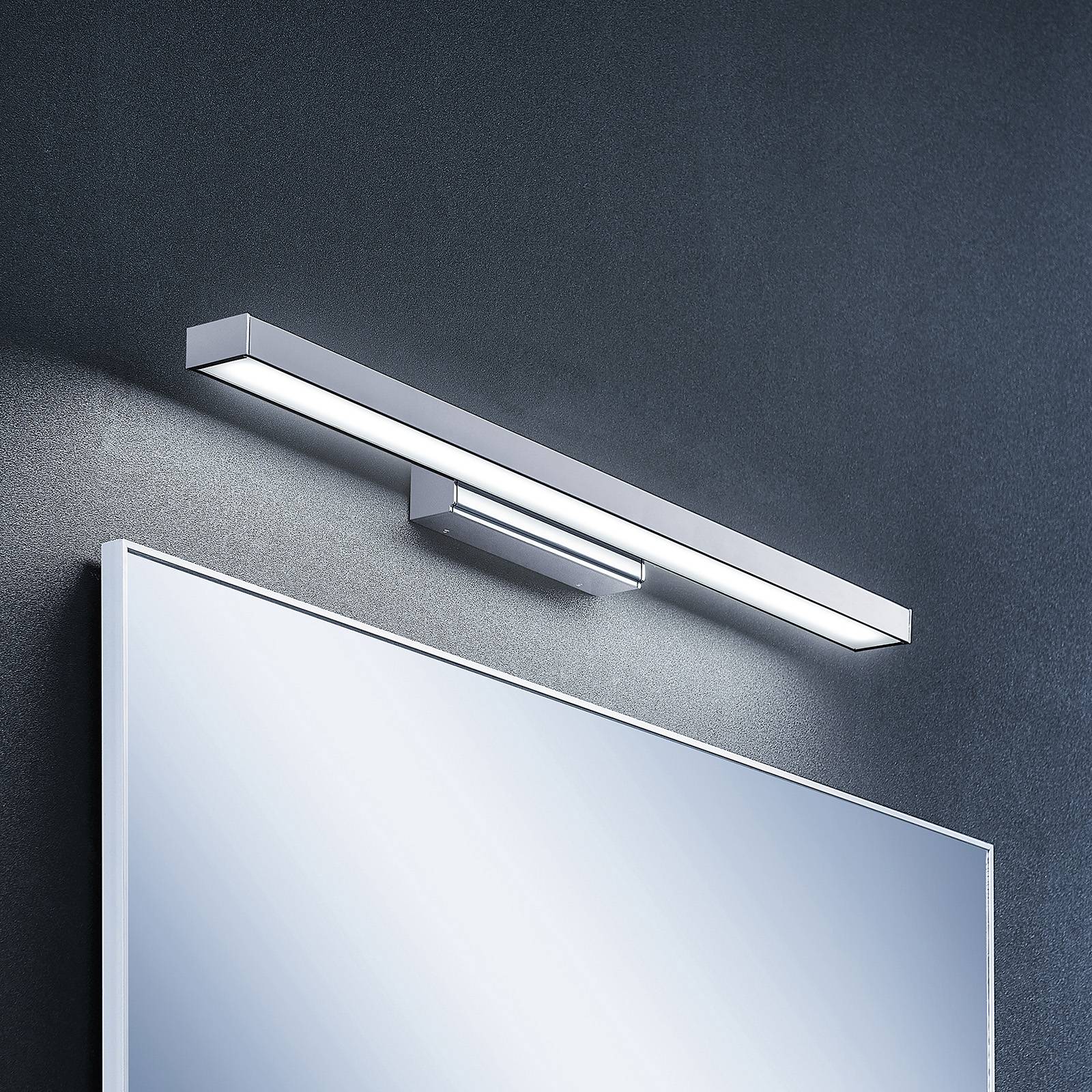 Wall Light Alenia Lindby, Chrome / silver, Bathroom, Aluminium, Modern, Wall Light