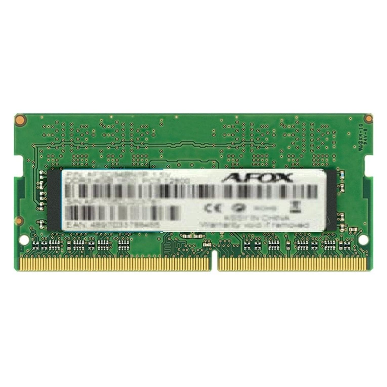 AFOX SO-DIMM DDR4 16GB 3200MHz memory (1 x 16GB, 3200 MHz, DDR4-RAM, SO-DIMM) (AFSD416PS1P)