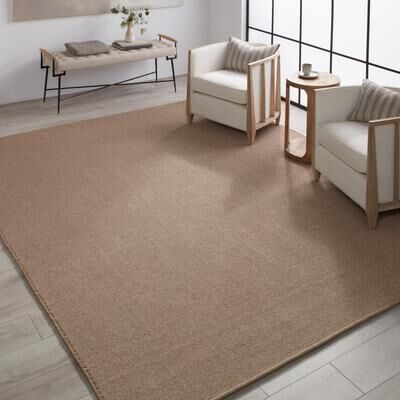 Juniper Home Walter Powerloomed Indoor/Outdoor Solid Rug