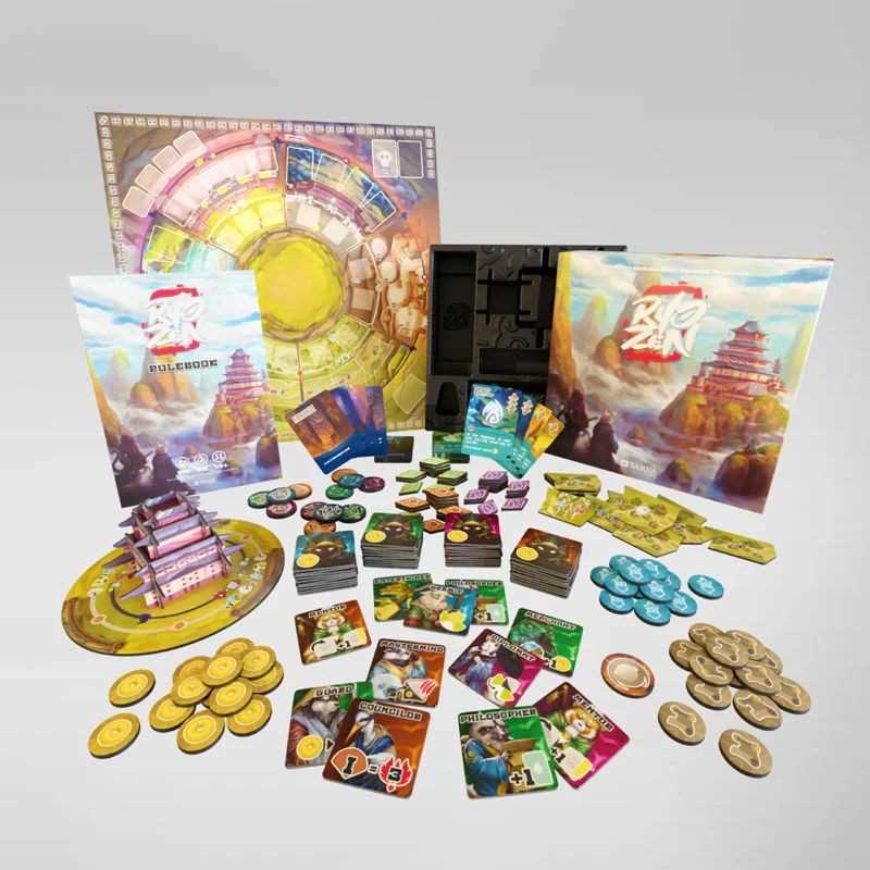 Ryozen: Essential Edition, Strategic Worker-Placement Game for 2–4 Players by Tabula Games