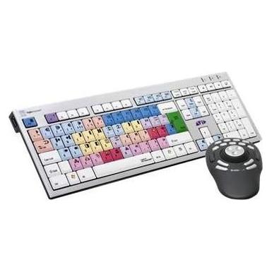 Logickeyboard Avid NewsCutter dt. (PC/Slim) (DE, Kabelgebunden) (LKB-NEWSC-AJPU-DE)