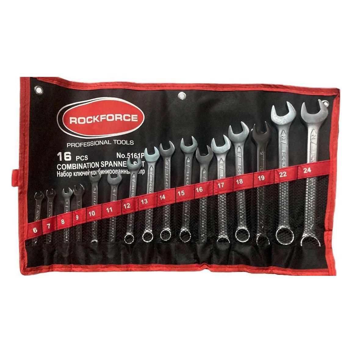 Rockforce KLUCZ PŁASKO-OCZKOWY kpl.16el. (RF-5161P(M))