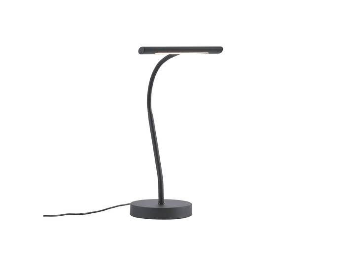 Lampe de table Art Déco noire avec LED incluse - Tableau