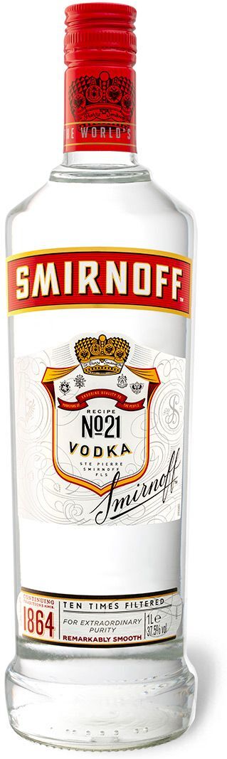 SMIRNOFF Vodka Red Label No.21 1l 37,5% Vol