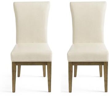 Corinne Dining Side Chairs, Set Of Two - Harvest, Harvest/ Marbled Bone - Grandin Road