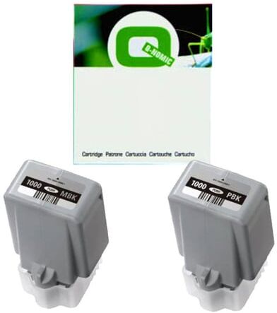Q-Nomic PFI-1000 Pack Cartuchos PBK/MBK