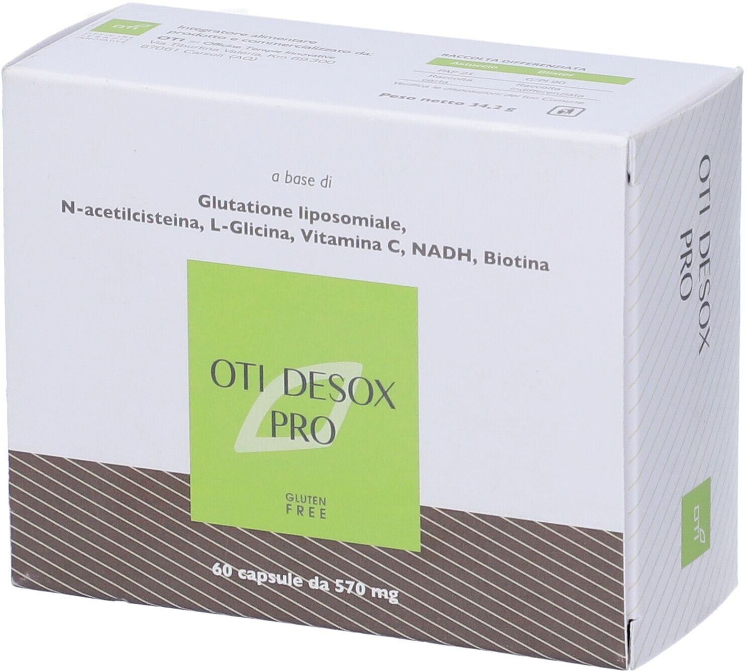 OTI Srl Oti Desox Pro, 60 Capsule