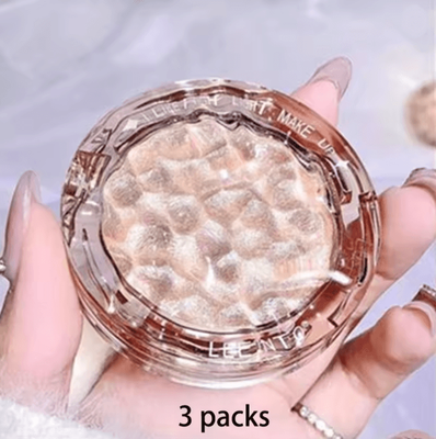 Inspire Essentials High Gloss Highlight And Contour Powder Palette Natural Glow a