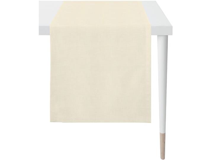 Tischläufer APELT Apart, LOFT STYLE , beige (creme), B:48cm L:145cm, Polyester, Tischdecken, Tischläufer, UNI-BASIC