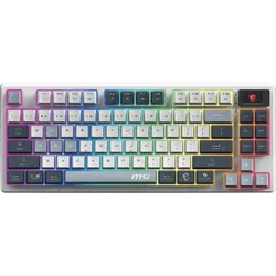 MSI GK600TKL VI - Gaming-Tastatur, Funk, RGB, TKL, DE
