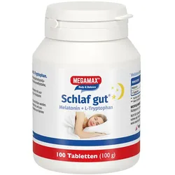 Schlaf gut Melatonin + L-Tryptophan 100 St Tabletten