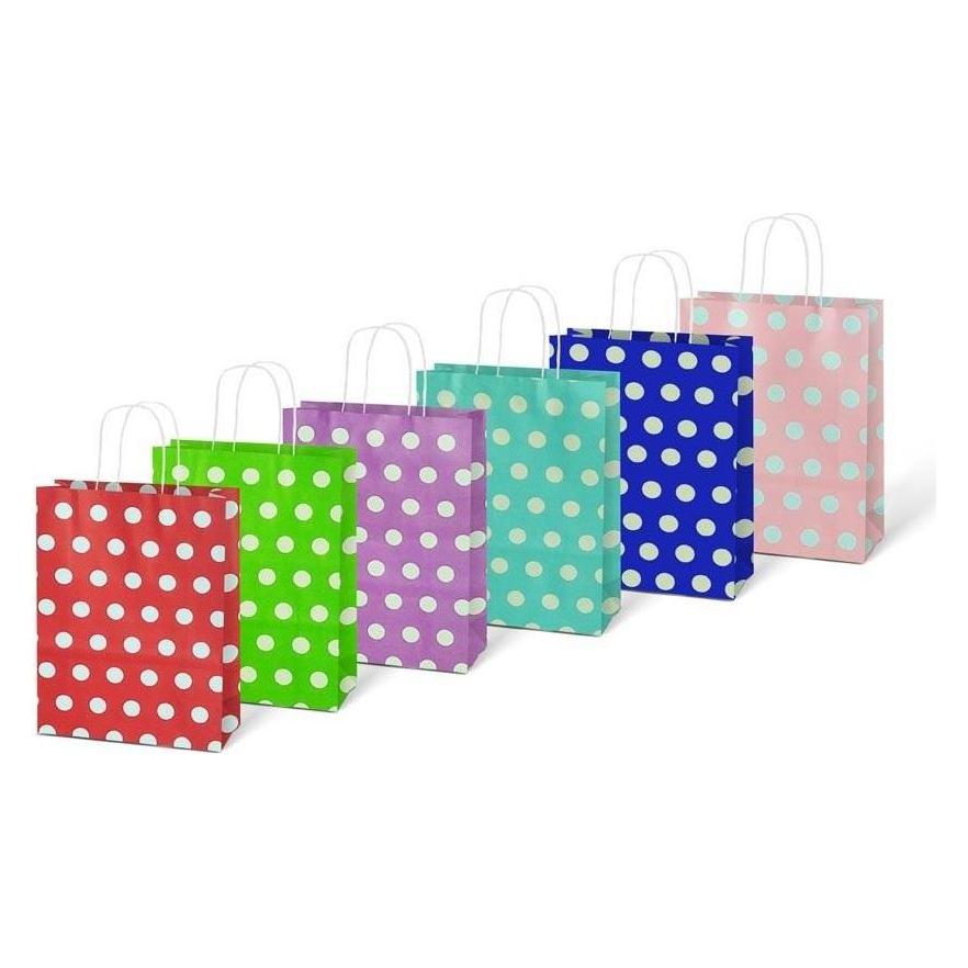 MFP Paper Kraft-Geschenktüte 150x210x80 Punktmix (40961631)