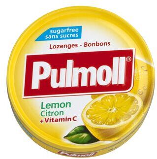 Pulmoll Bonbons Sugar Free Lemon Vitamin C 45 gr