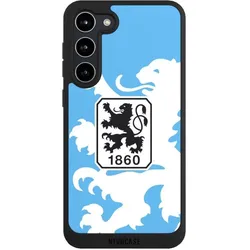 Nivocase Handyhülle für Samsung Galaxy S23+ Hülle NIVOpure Case Schwarz Offizielles Lizenzprodukt TSV 1860 (Samsung Galaxy S23+), Smartphone Hülle, Schwarz