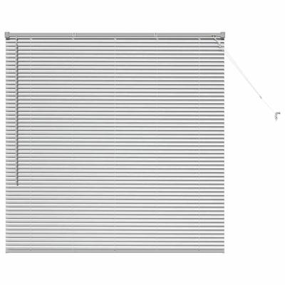 vidaXL Venezianische Jalousien Silber 130 x 125 cm Aluminium