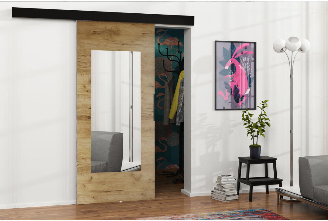 Brayden Studio DOOR MALIBU 1 Beige 86cm x 205cm