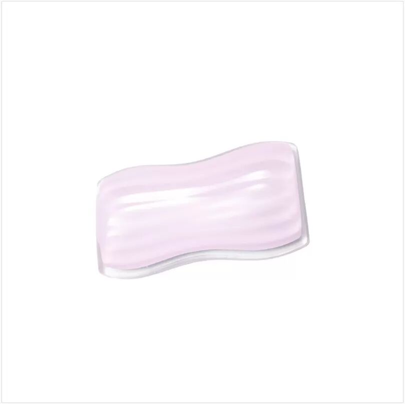 INF Transparentes Silikon-Mauspad mit Handgelenkstütze – Ergonomisch und komfortabel Rosa