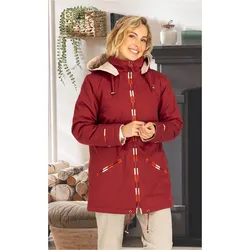 Baumwoll-Jacke in kastanie in Größe 44/46 von DW-Shop, Kastanie, 44/46