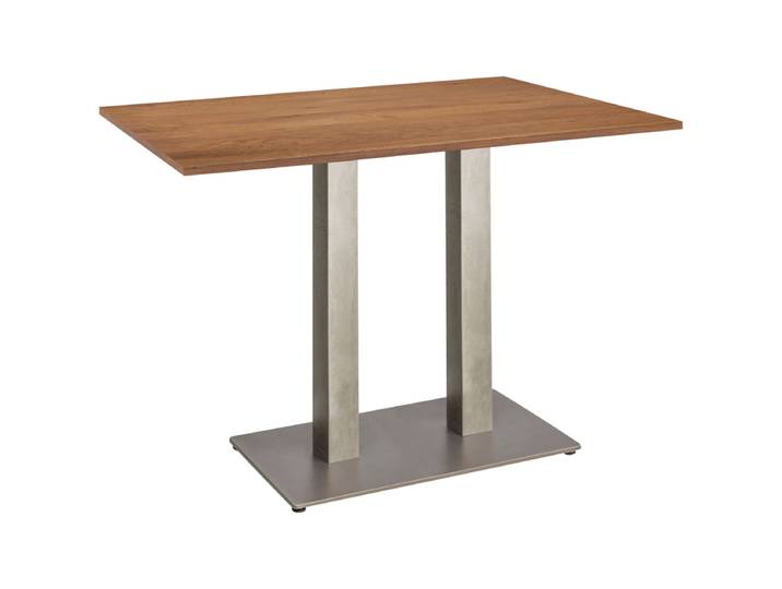 VEGA Esstisch Industrio 120x80x75 cm (LxBxH); Platte eiche antik, Gestell vintage grau; rechteckig