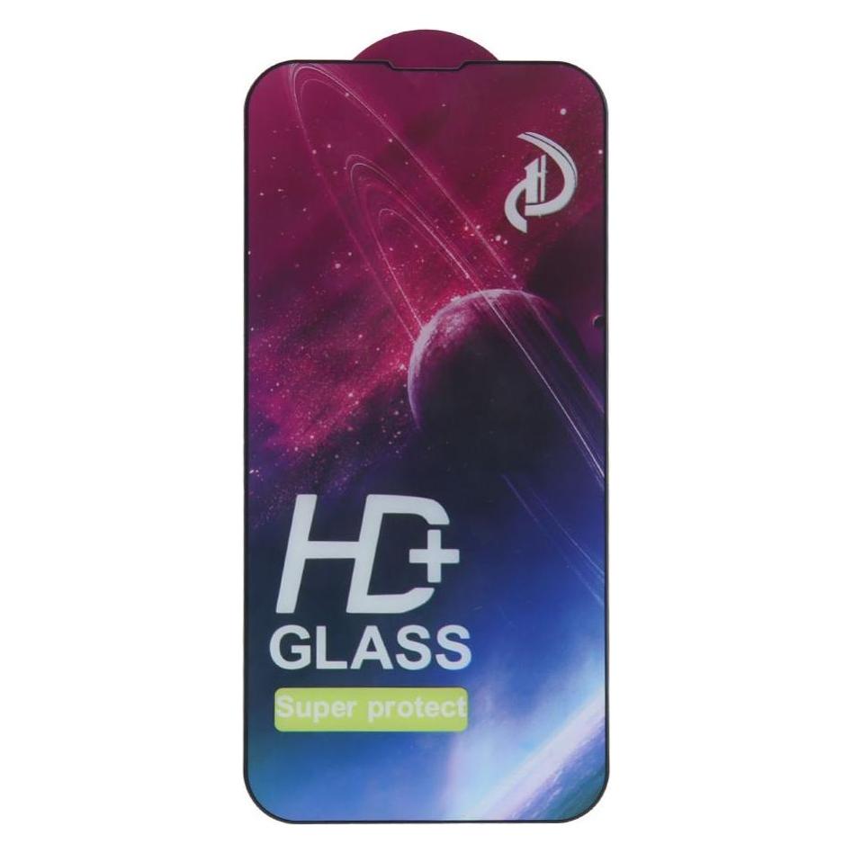 OEM Gehärtetes Glas 9D iPhone XR / 11 schwarzer Rahmen (1 Stk., Apple iPhone 11, Apple iPhone XR) (33473928)