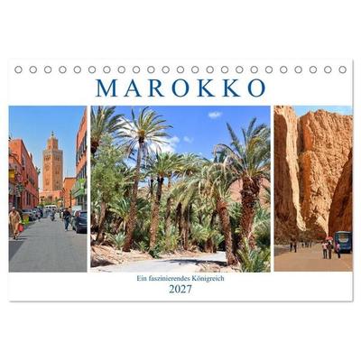 MAROKKO, ein faszinierendes Königreich (Tischkalender 2027 DIN A5 quer), CALVENDO Monatskalender
