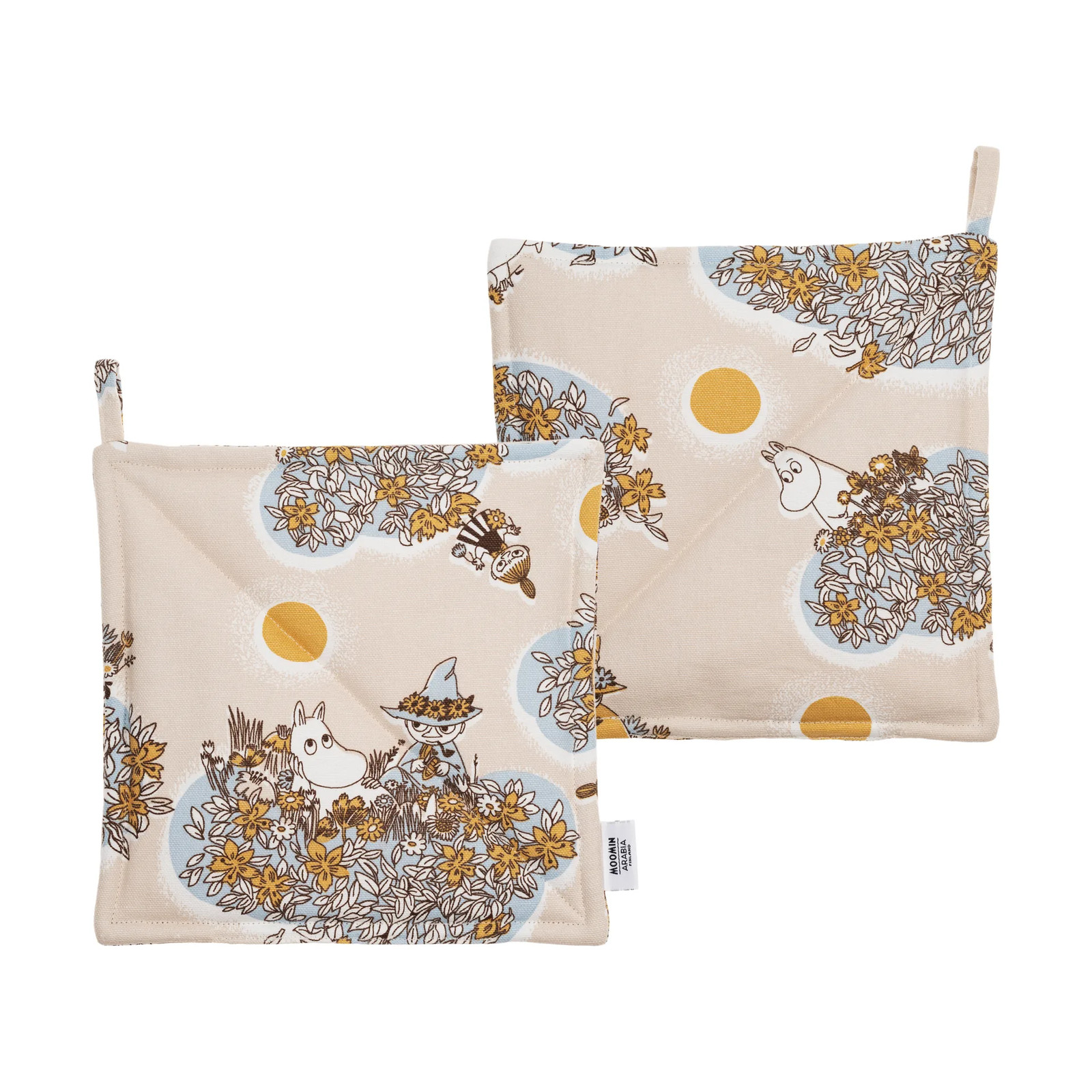 Moomin Arabia Friends Forever Moomin pannenlappen 2-stuks, 22 x 22 cm