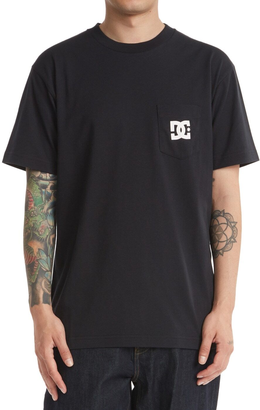 T-Shirt DC SHOES "DC Star", Herren, Gr. XL, schwarz, Obermaterial: 100% Baumwolle., Shirts T-Shirt schwarz XL