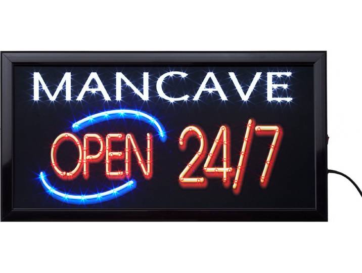 Led bord\, Mancave\, led sign\, Led bord bar\, Light box\, Led verlichting\, Bar accessoires\, Bar/cafe\, Led lampjes\, Rood\, Blauw\,