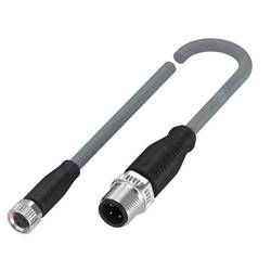 BALLUFF BCC03L2 Verteilerleitung Buchse, gerade, Stecker, gerade 0.60 m Polzahl Sensoren: 4, 4 1 St.