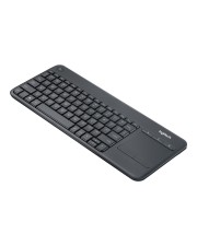 Logitech Wireless Touch Keyboard K400 Plus Tastatur kabellos 2,4 GHz Tschechisch Schwarz (920-007151)
