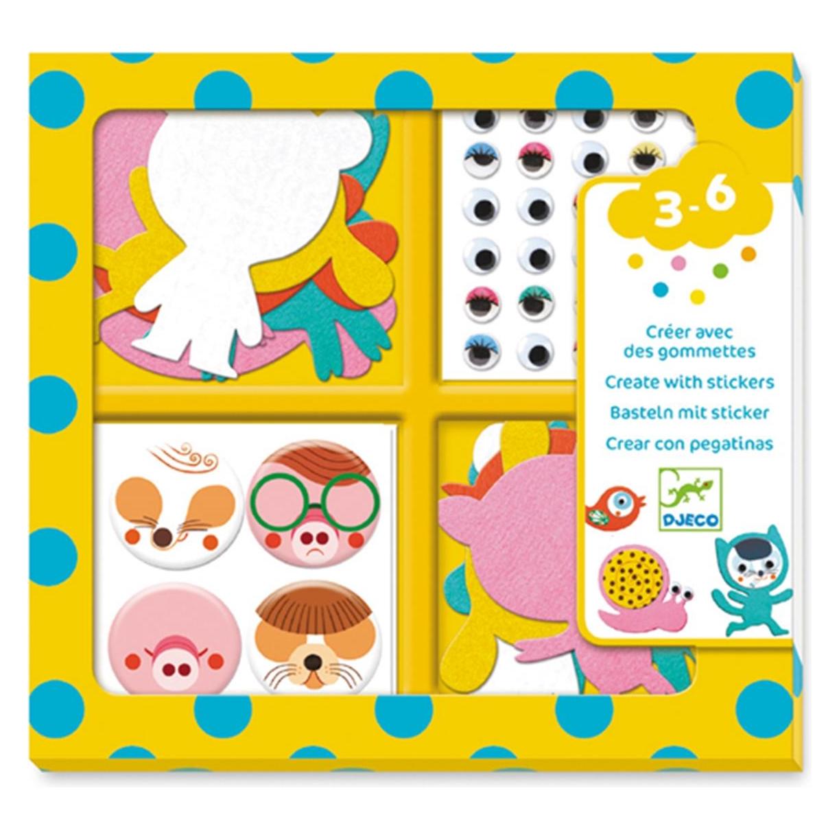 Djeco Stickerbilder Tiere (5409050)