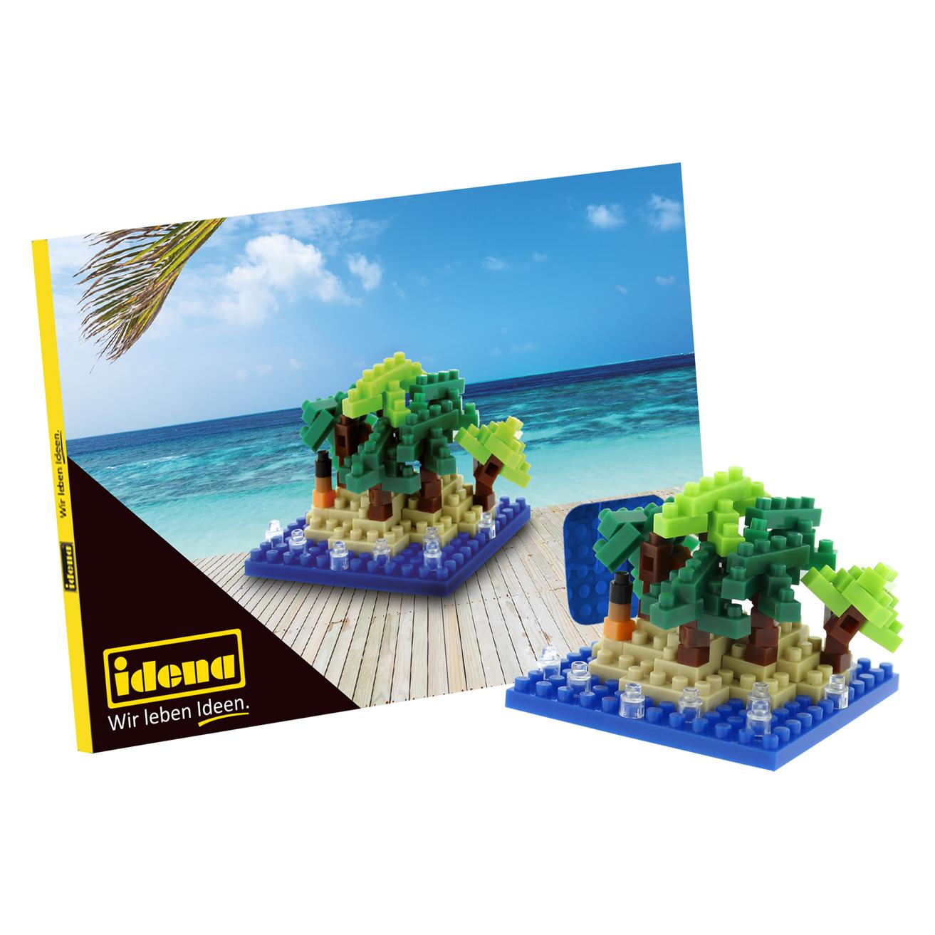 Idena Minibausteine Postkarte Happy Holiday (40144)