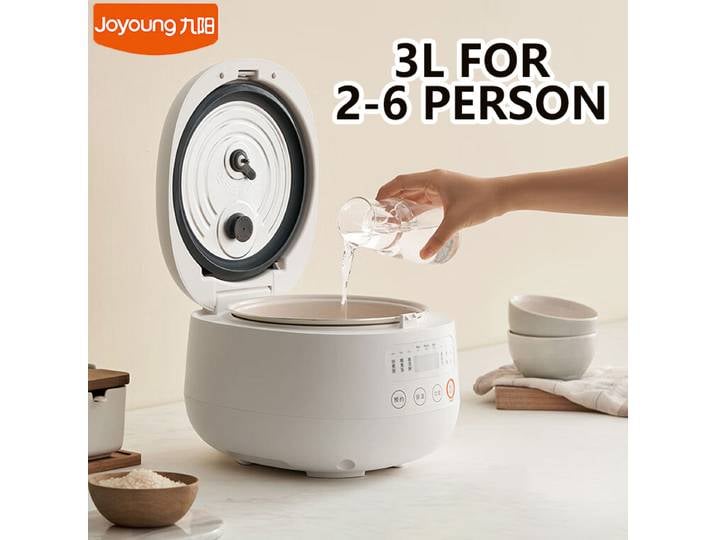 Joyoung cuiseur à riz 3L cuiseur électrique multifonction pour la cuisine à domicile 2-6 personnes revêtement vitré en céramique F-30FZ319