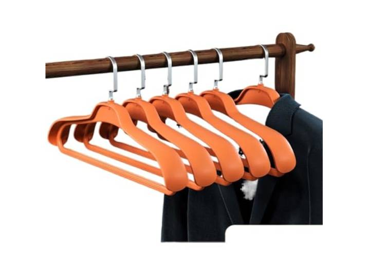IWENZHKPA Kleiderbügel 10Pcs Retro Breite-Schulter Nicht-Rutsch Kleiderbügel Closet Organizer Für Kleidung Mantel Lagerung Bügel(C)