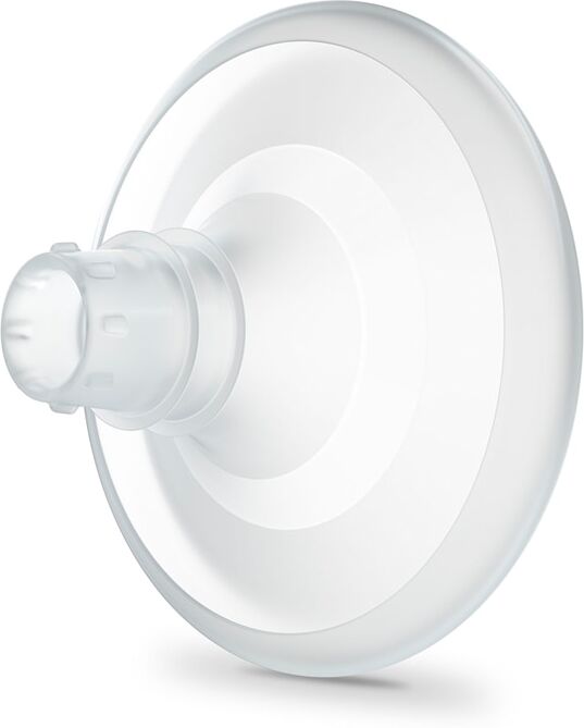 Elvie Almohadillas de silicona blanda para sacaleches Pump y Stride (2 pack).  (17 mm) Blanco niño