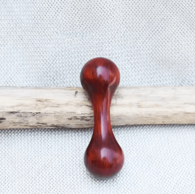 Inspire Curations ZenSpin Wooden Finger Gyro Toy Rosewood Ebony Stress Relief Knuckle Spinner purple
