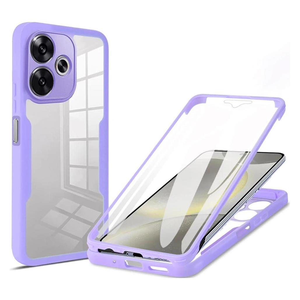 Techsuit - ColorVerse 360 Series + Screen Protector - Xiaomi Poco F6 - Purple (Xiaomi Poco F6) (56359234)