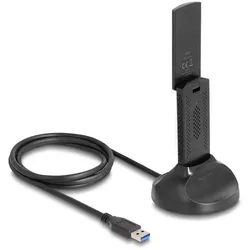 DELOCK Wi-Fi 6E Dualband WLAN USB Adapter AX3000 2x 574 Mbps