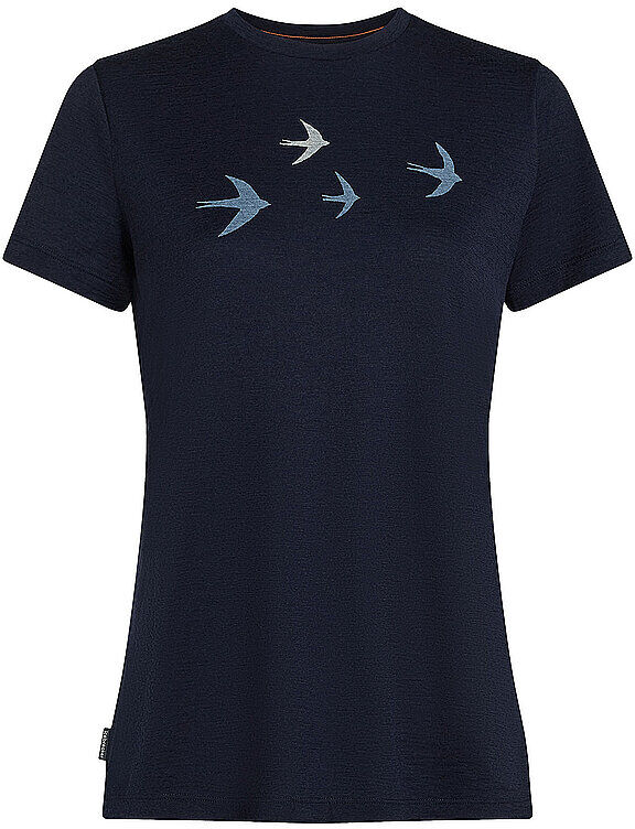 ICEBREAKER Damen Funktionsshirt 150 Tech Lite Bird dunkelblau   XL W