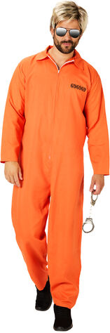 Overall "Häftling" für Herren, orange