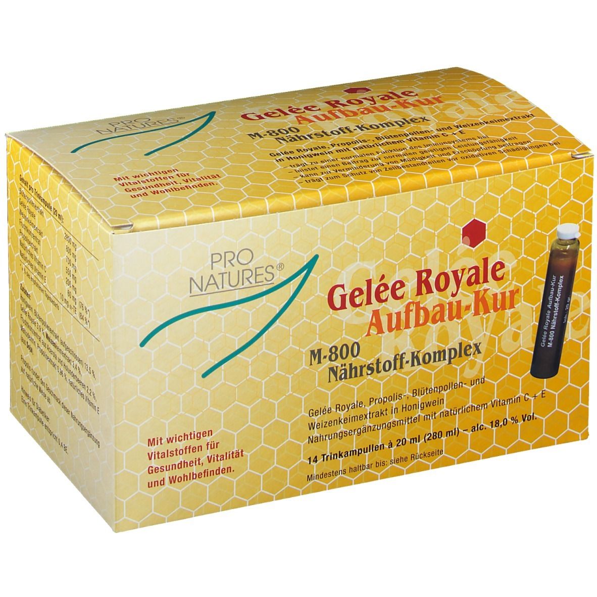 Gelee Royal Aufbaukur M800 Trinkampullen 14x20 ml