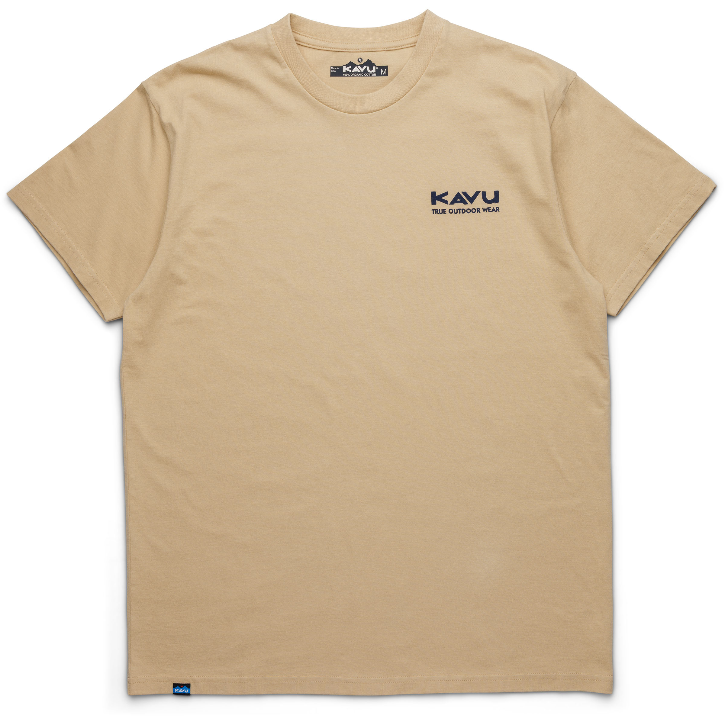 Kavu Let It Rip Herren T-Shirts beige Größe L Lifestyle Widerstandsfähig
