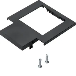 Hager GTMBV34T1 Medienblende zum Einbau von 1 Tragbügelgerät in Geräteträger GTVR300 od. GTVR400
