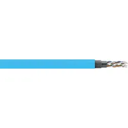 UF CAT6A BL 100 - Cat.6a Ultra Flex -Patchkabel - 100 m - blau